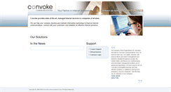Desktop Screenshot of convoke.com